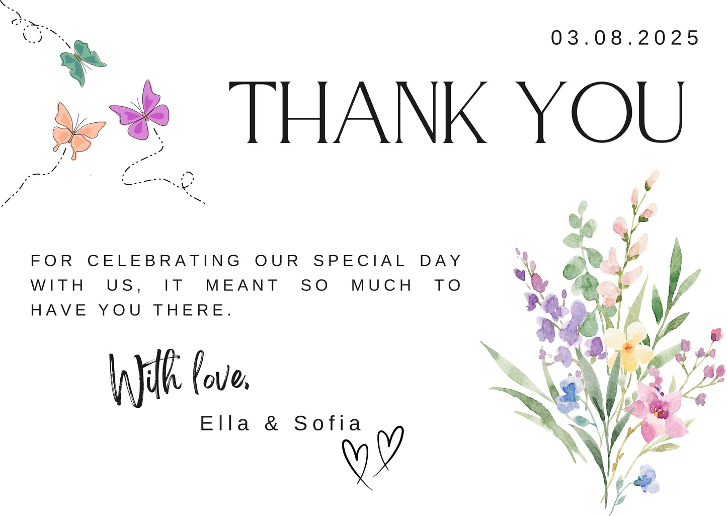 Thank You Cards (10 pack)